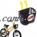 Mini-Factory Kid's Bike Basket, Cute Fire Truck Pattern Bicycle Handlebar Basket for Boy - Fire Truck   